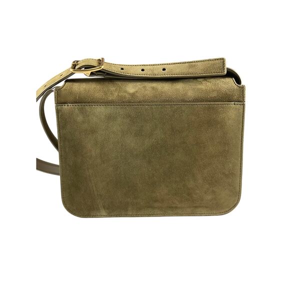 Saint Laurent 'Niki' Tan Suede Ysl Crossbody Bag - Picture 3 of 12